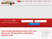 Tablet Screenshot of bowldetroit.com